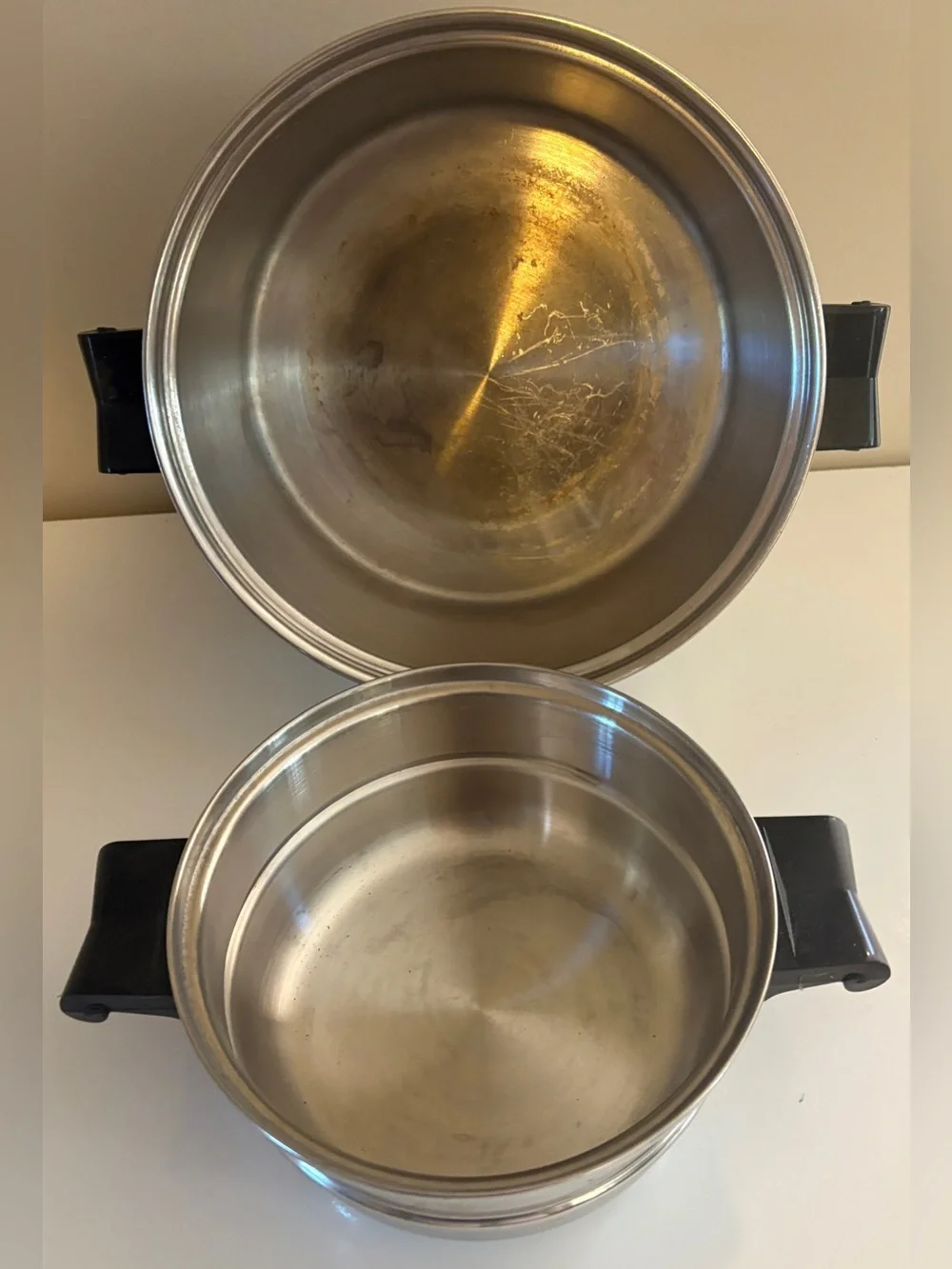 10PC Vintage Saladmaster Stainless Steel Cookware Set T-304S
